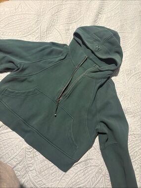 lululemon athletica Green Half-Zip Hoodie